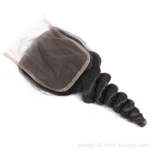 OEM Hair Vendors 2x6 5x5 13x4 13x6 6x6 7x7 360 Lace Frontal Closure Pre Plucked Raw Cambodian Virgin Human Hair 4x4 Closure